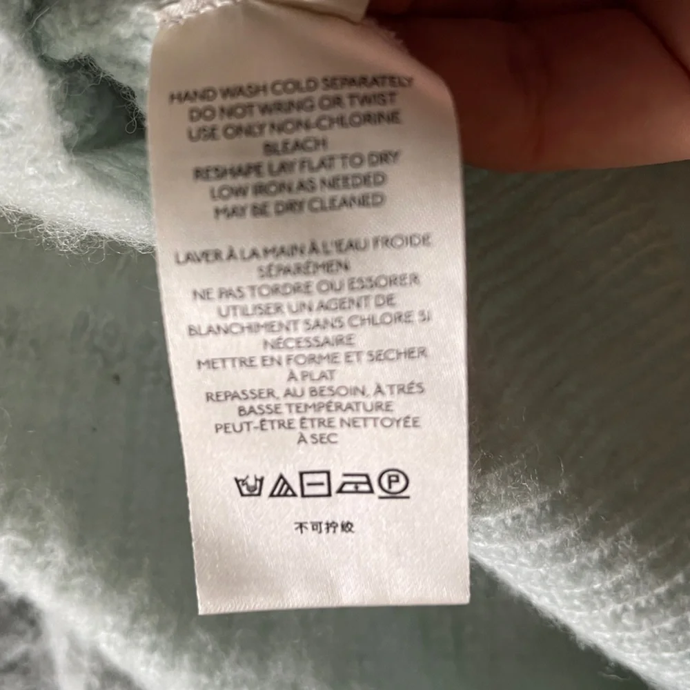 Free People Autumn Sky Cloud Combo Long‎ Sleeve Soft Cozy Sweater XS